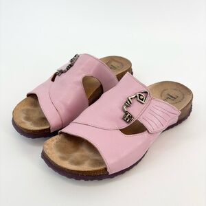 Think! Mizzi Leather Sandals Size 39 Pink